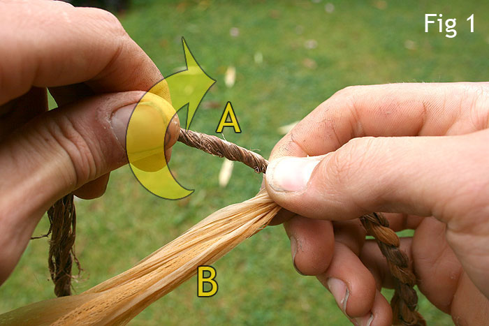 Making simple 2-ply natural cordage - Jack Raven Bushcraft